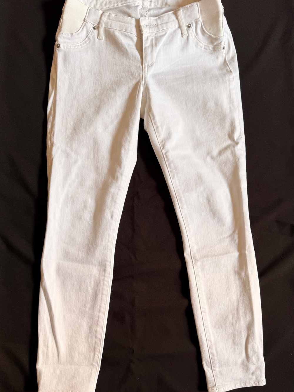 Maternity GAP White Skinny Jeans — Slim Fit Women's Denim
